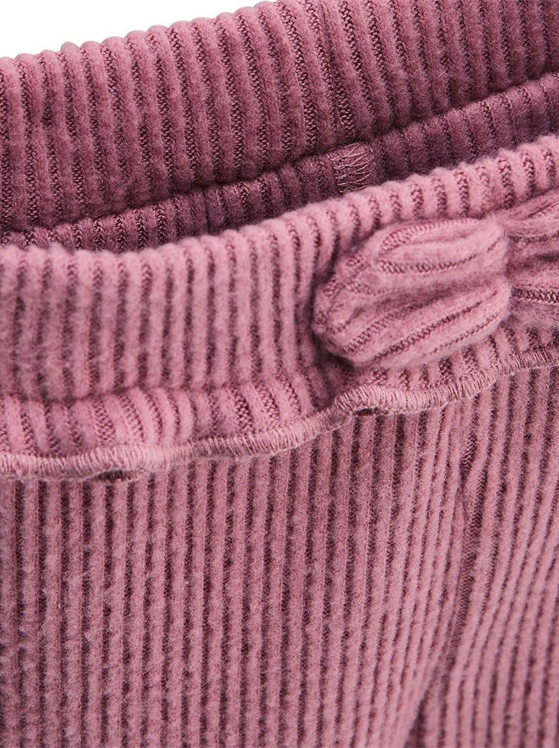 Legging enfant en tricot Matcha Rose - Kiabi