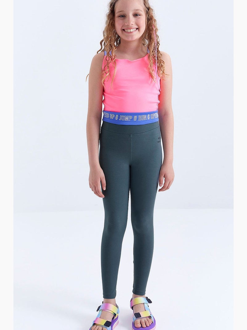 Legging enfant tommy Vert foncé - Kiabi