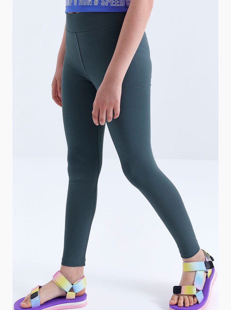 Legging enfant tommy Vert foncé - Kiabi