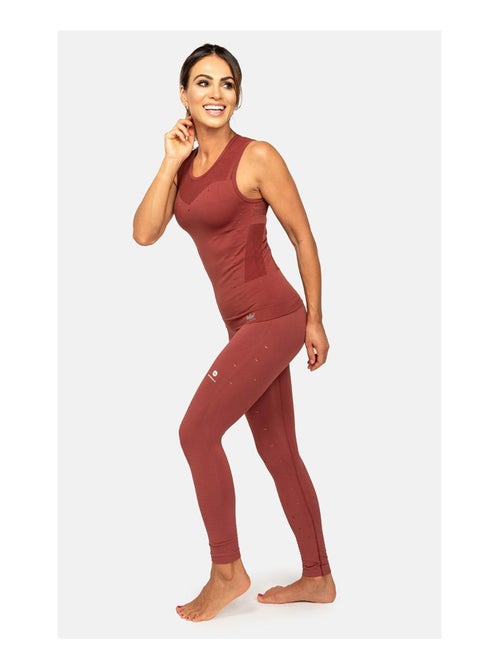 Legging et T-shirt Femme sans coutures Fibre Emana Taille haute,Namasté - Kiabi
