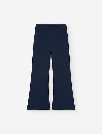 Legging évasé en coton peigné