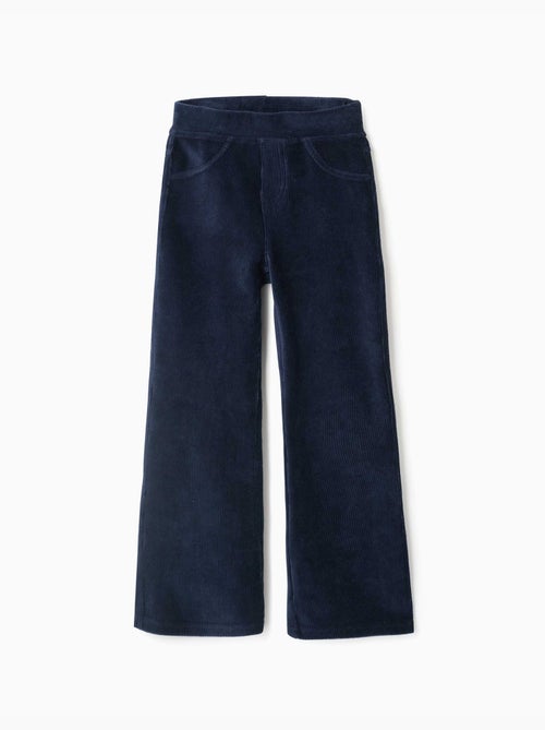 Legging évasé en velours côtelé avec taille élastique - Kiabi Legging évasé en velours côtelé avec taille élastique - Kiabi