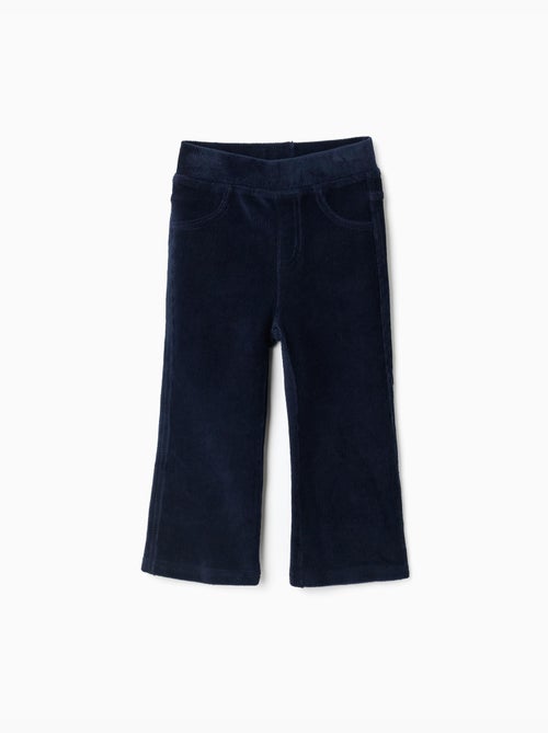 Legging évasé en velours côtelé avec taille élastique - Kiabi Legging évasé en velours côtelé avec taille élastique - Kiabi