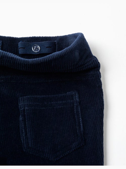 Legging évasé en velours côtelé avec taille élastique - Kiabi Legging évasé en velours côtelé avec taille élastique - Kiabi