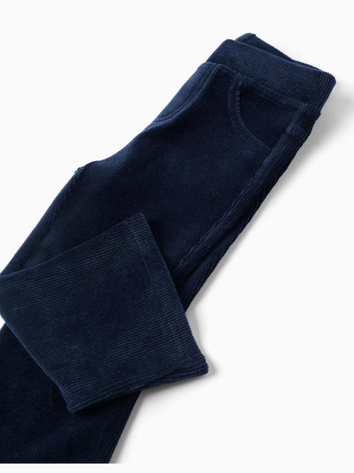 Legging évasé en velours côtelé avec taille élastique - Kiabi Legging évasé en velours côtelé avec taille élastique - Kiabi