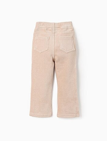 Legging évasé en velours côtelé