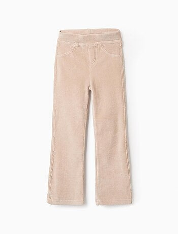 Legging évasé en velours côtelé