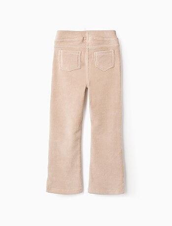 Legging évasé en velours côtelé
