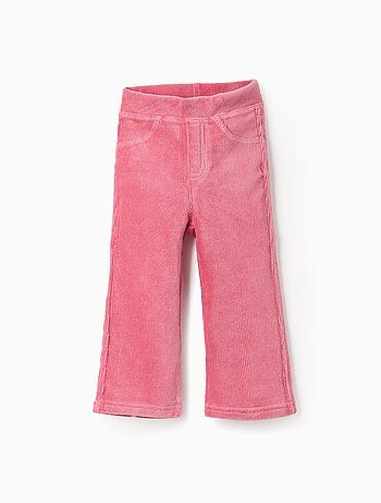 Legging évasé en velours côtelé