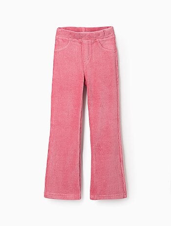 Legging évasé en velours côtelé