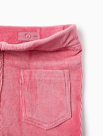 Legging évasé en velours côtelé