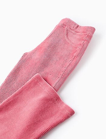 Legging évasé en velours côtelé