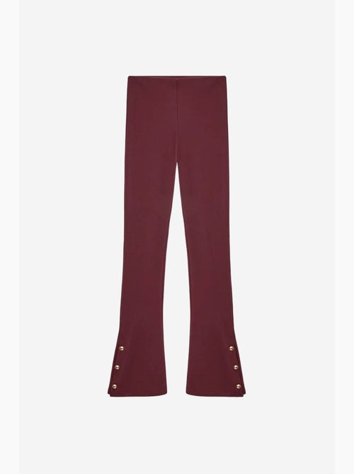 Legging évasé taille haute avec bouton dilvin - Kiabi Legging évasé taille haute avec bouton dilvin - Kiabi
