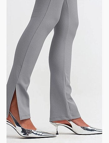 Legging évasé taille haute avec fente dilvin