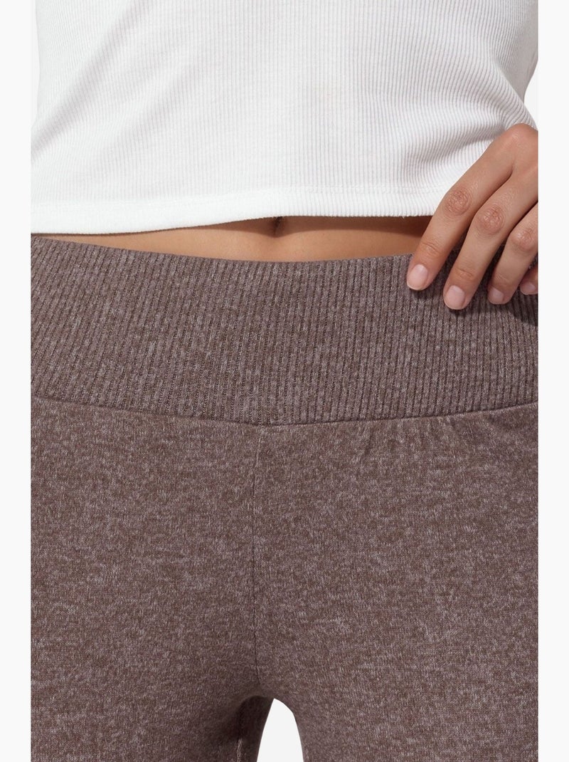 Legging évasé taille haute busem Marron chocolat - Kiabi