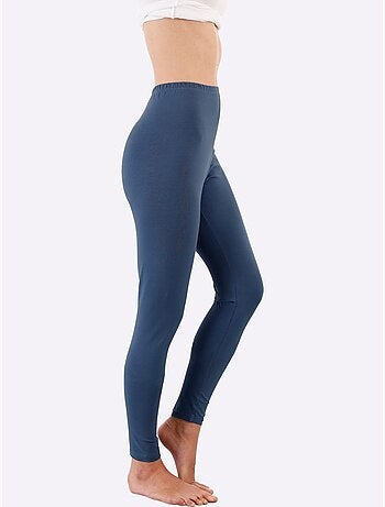 Legging avec ceinture élastique et finition extensible en lot de 2 - Taille standard - Moda Vilona