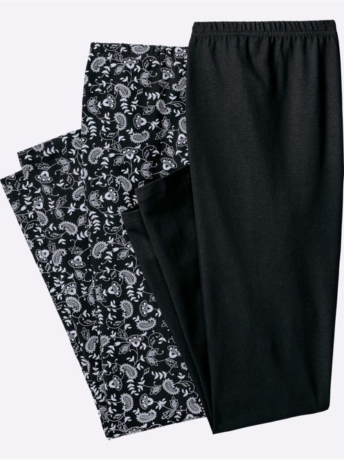Legging extensible avec ceinture élastique et motif graphique - Taille standard - Moda Vilona - Kiabi