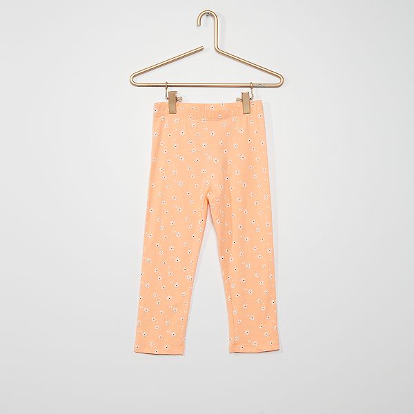 legging orange fille