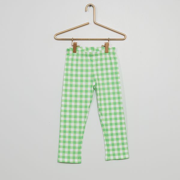 legging fille vert