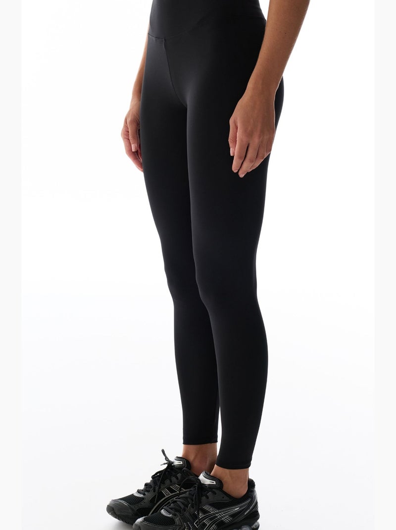 Legging femme à texture douce penti Noir - Kiabi
