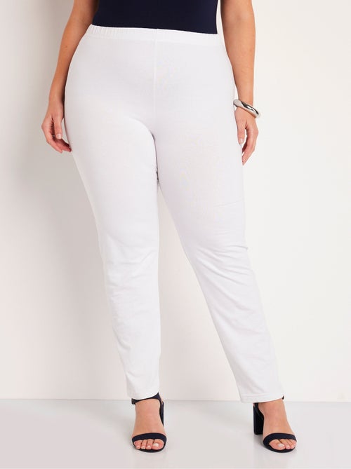 Legging femme coton stretch taille élastiquée - afibel - Kiabi Legging femme coton stretch taille élastiquée - afibel - Kiabi