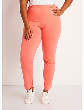 Legging femme coton stretch taille élastiquée - afibel