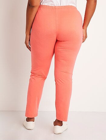 Legging femme coton stretch taille élastiquée - afibel