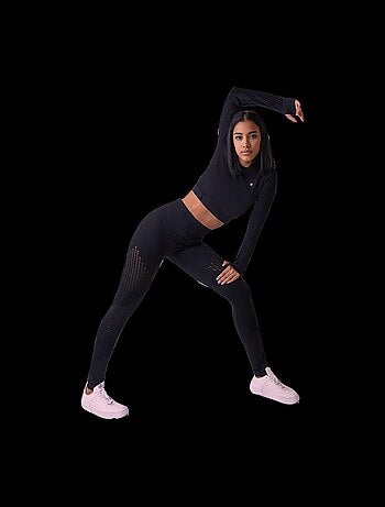 Legging Femme Fitness sans coutures Fibre Emana Taille haute, Alisha