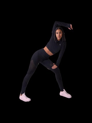 Legging Femme Fitness sans coutures Fibre Emana Taille haute, Alisha