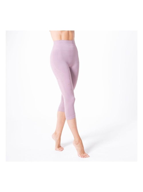 Legging Femme Fitness sans coutures Fibre Emana Taille haute, Namasté - Kiabi