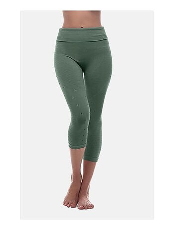 Legging Femme Fitness sans coutures Fibre Emana Taille haute, Namasté