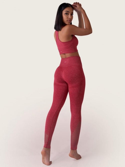 Legging Femme Fitness sans coutures Fibre Emana Taille haute, Tokio - Kiabi