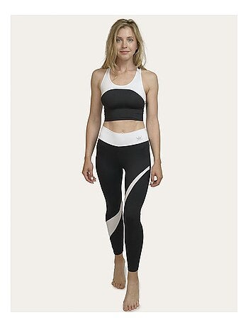 Legging Femme Fitness Taille haute, Abril