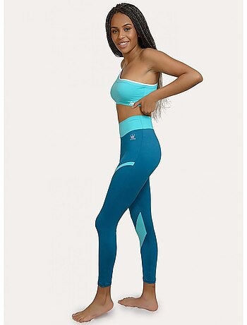 Legging Femme Fitness Taille haute, Abril