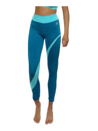 Legging Femme Fitness Taille haute, Abril