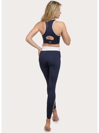 Legging Femme Fitness Taille haute, Abril