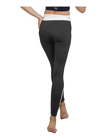 Legging Femme Fitness Taille haute, Bikram