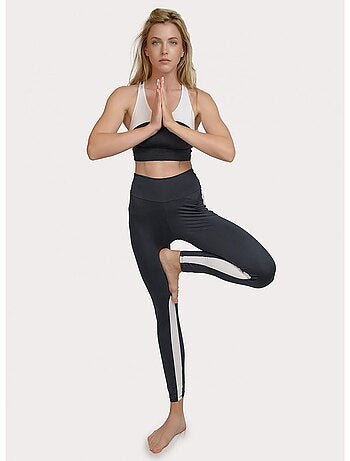 Legging Femme Fitness Taille haute, Bikram