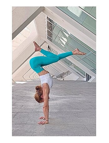 Legging Femme Fitness Taille haute, Natura