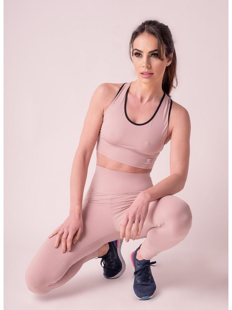 Legging femme rose sale