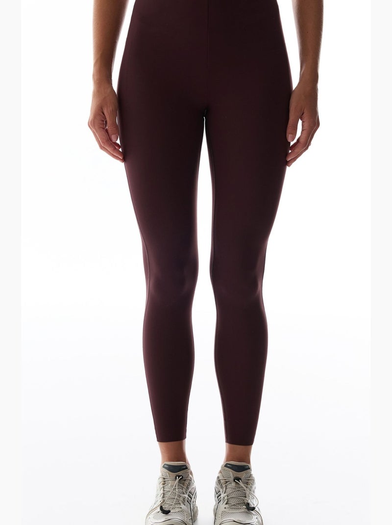 Legging femme high back lock wonder penti Rouge bordeaux - Kiabi