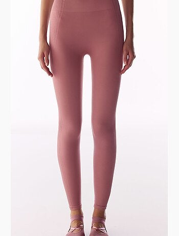 Legging femme sans coutures line waist à rayures penti