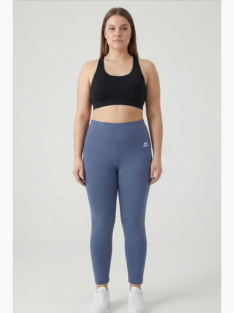 Legging femme taille haute ajusté tommy Bleu - Kiabi