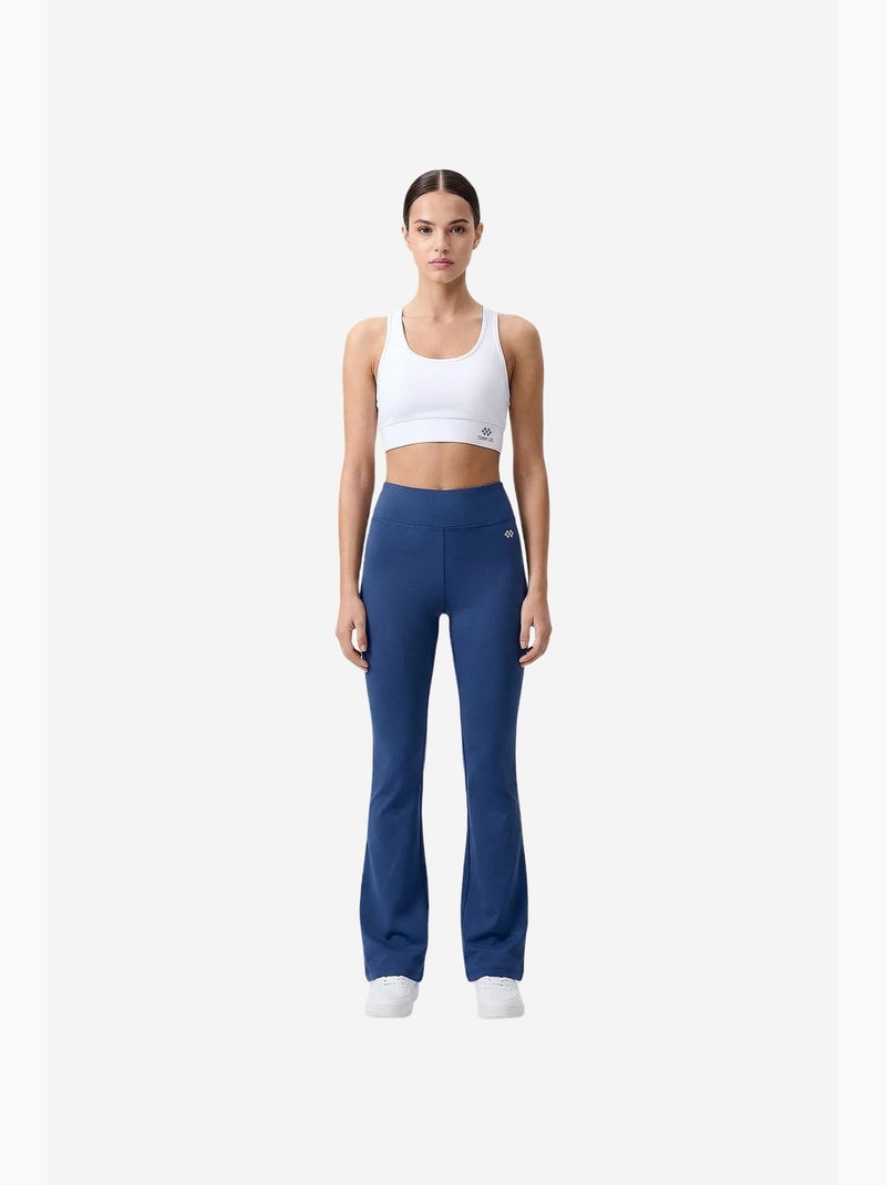 Legging femme taille haute évasé tommy Bleu marine - Kiabi