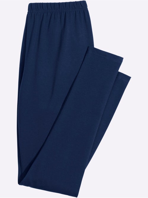 Legging femme uni à ceinture élastique et taille ajustée - Taille standard - Moda Vilona - Kiabi