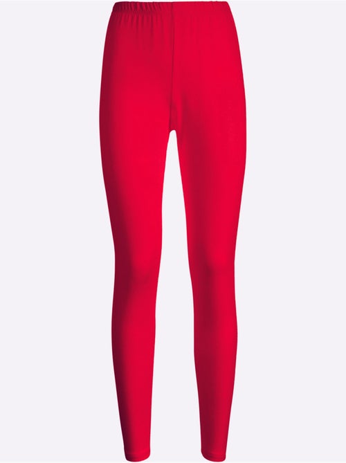 Legging femme uni à ceinture élastique et très confortable - Taille standard - Moda Vilona - Kiabi