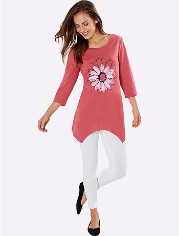 Legging femme uni avec ceinture élastique et coupe ajustée - Taille standard - Moda Vilona