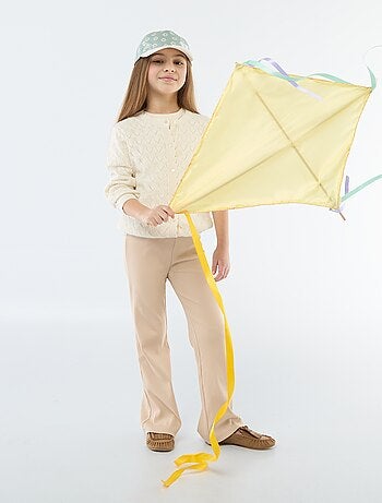 Legging flare côtelé