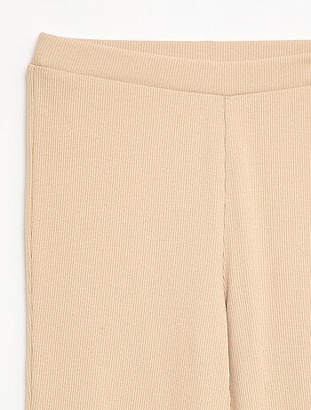 Legging flare côtelé