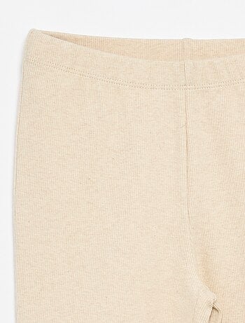 Legging flare en rib